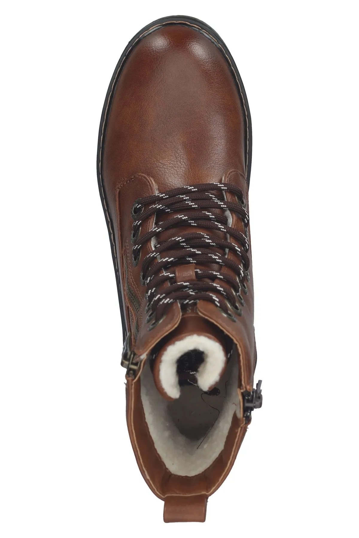 Mustang  Stiefelette - Braun - Blockabsatz