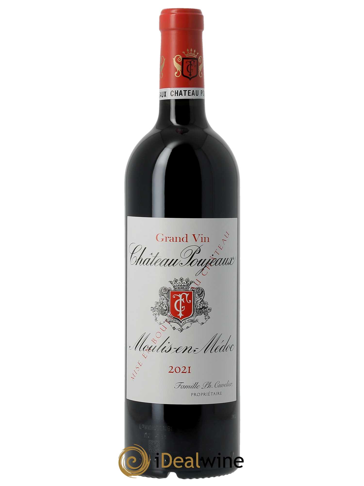 Château Poujeaux (CBO à partir de 6 BTS) 2021 - Lot de 1 Bouteille