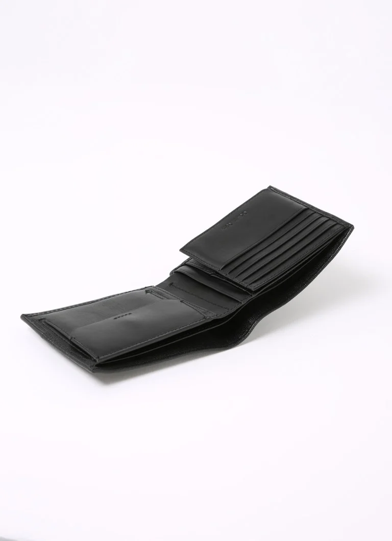 Portofel din piele cu logo Calvin Klein