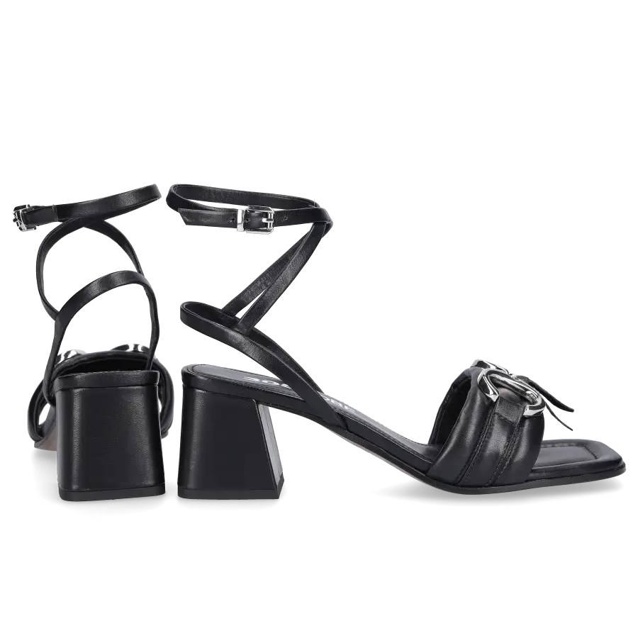 305 SOBE - Sandalen INES Kalbsleder - schwarz