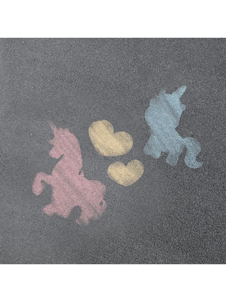 Toi-Toys Einhorn Straßenkreide mit Schablonen Kinder-Kreide 3 Jahre günstig kaufen onesize