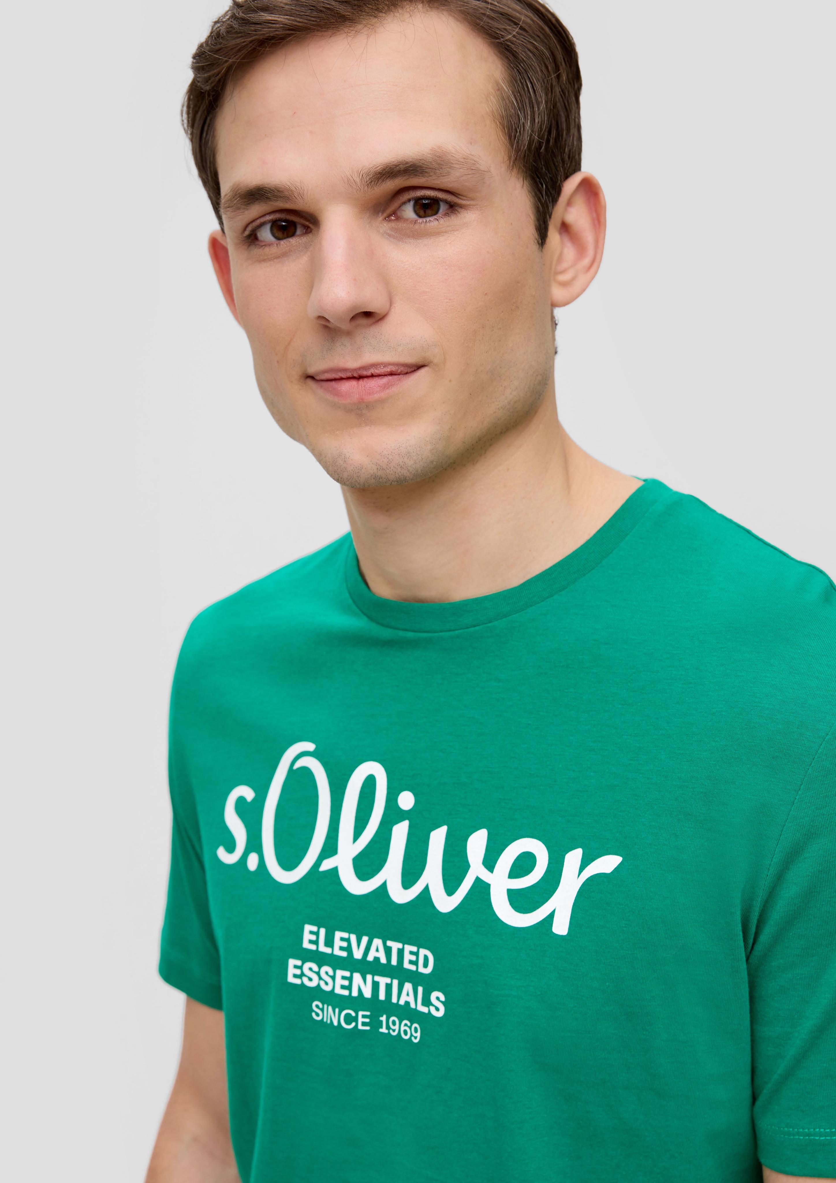 T-Shirt mit Label-Print  2139909-76D1
