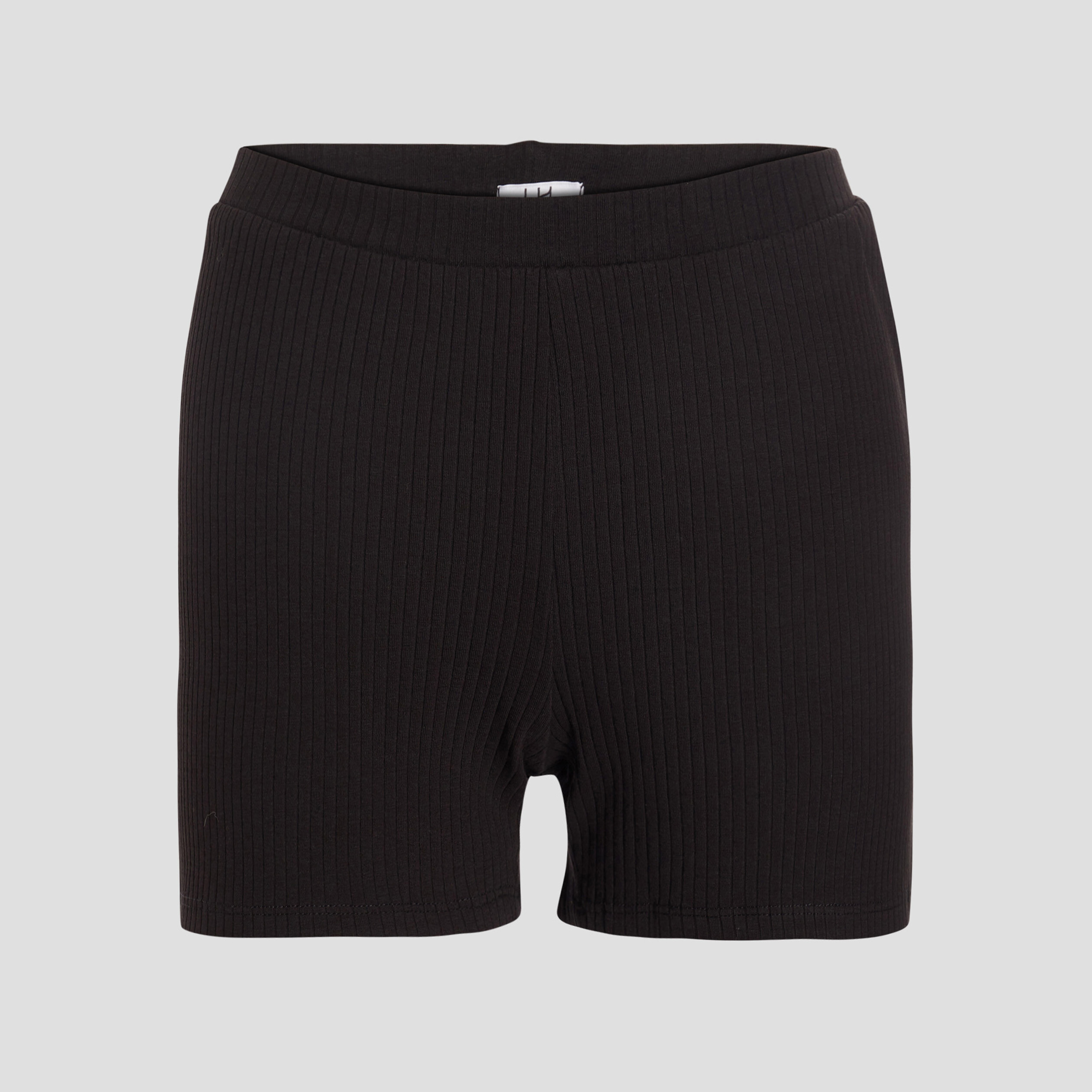 Bas de pyjama short côtelé noir femme | La Halle