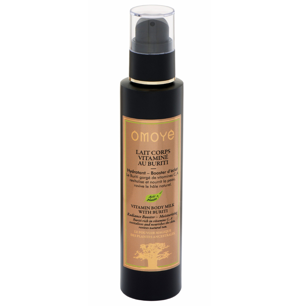 Omoyé Lait Corps Vitaminé au Buriti Soin Hydratant Booster d'éclat