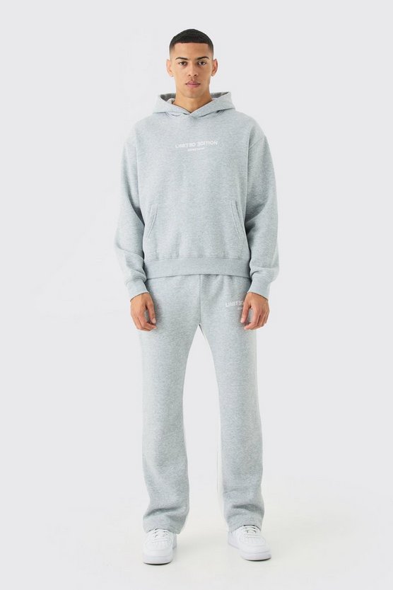 Kastiger Oversize Limited Trainingsanzug mit Kapuze