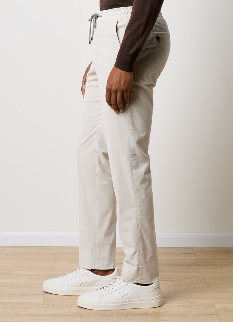 Chino kalhoty Corneliani Tapered z manšestru
