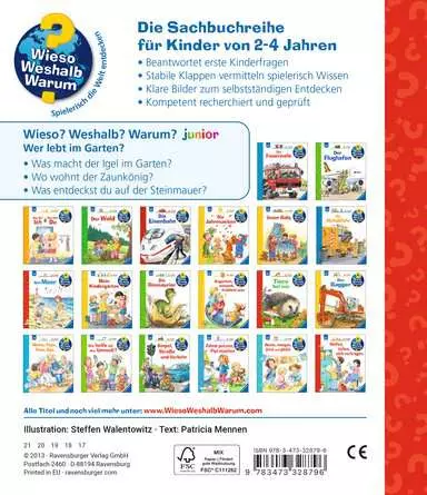 Ravensburger Wieso? Weshalb? Warum? junior, Band 49: Wer lebt im Garten?