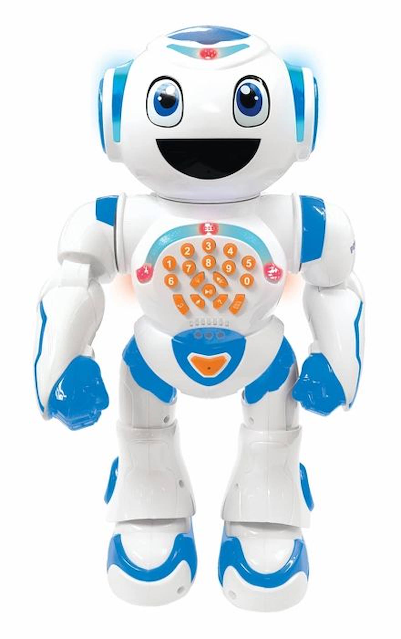 POWERMAN® STAR Robot Interactif pour Jouer et Apprendre avec contrôle gestuel et télécommande (Français) blanc
