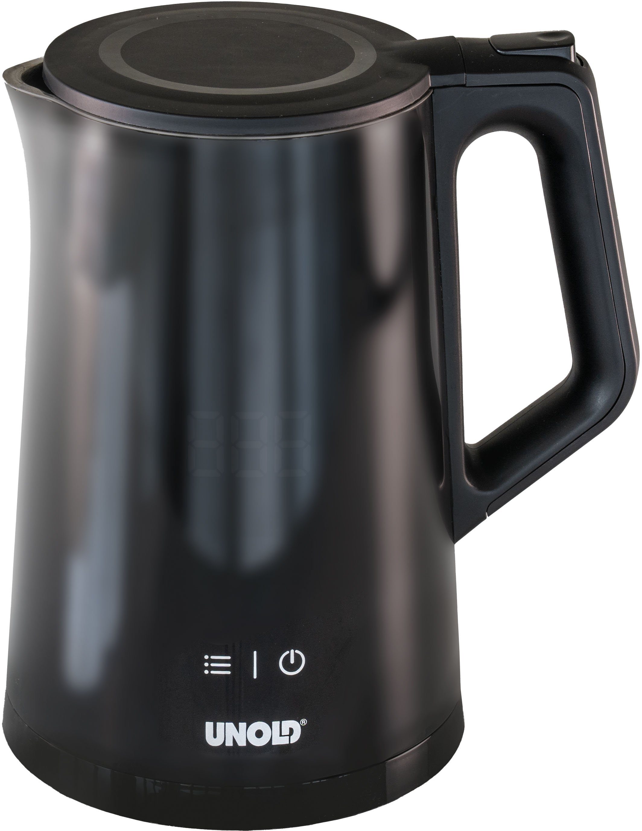 Unold Wasserkocher 18415, 1,5 l, 1800 W, Blitzkocher Edelstahl Digital