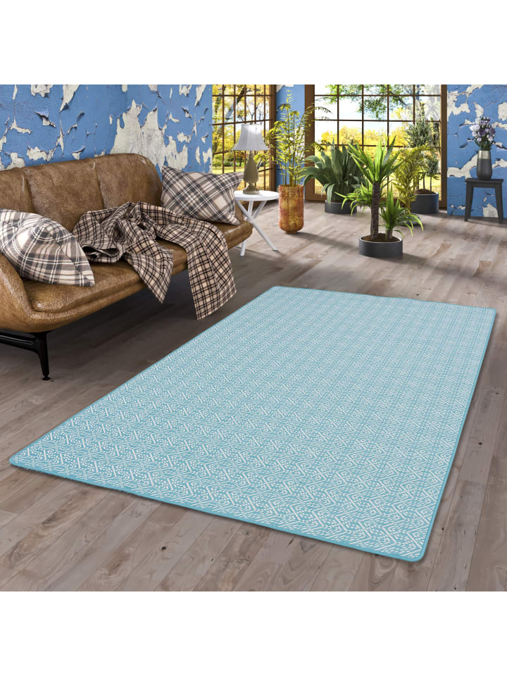 Snapstyle In- und Outdoor Teppich Beidseitig Cape Cod in Hellblau günstig kaufen