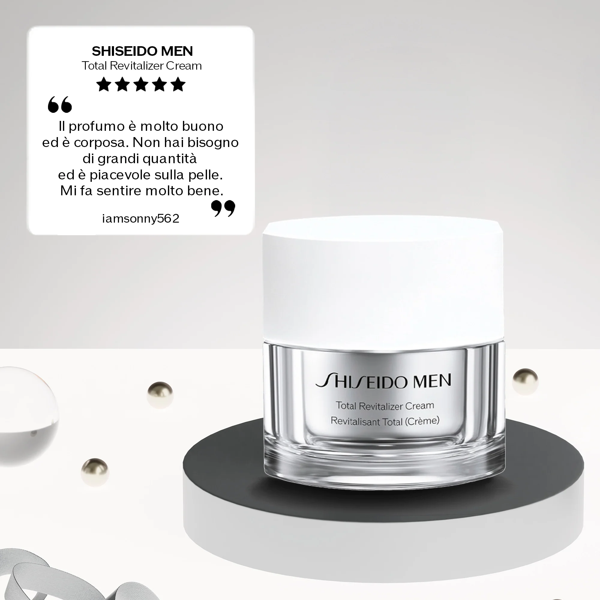 Men Smn Total Revitalizer Holiday Kit - Anti-rynkesæt, Global Effect Dagcreme til ansigtet