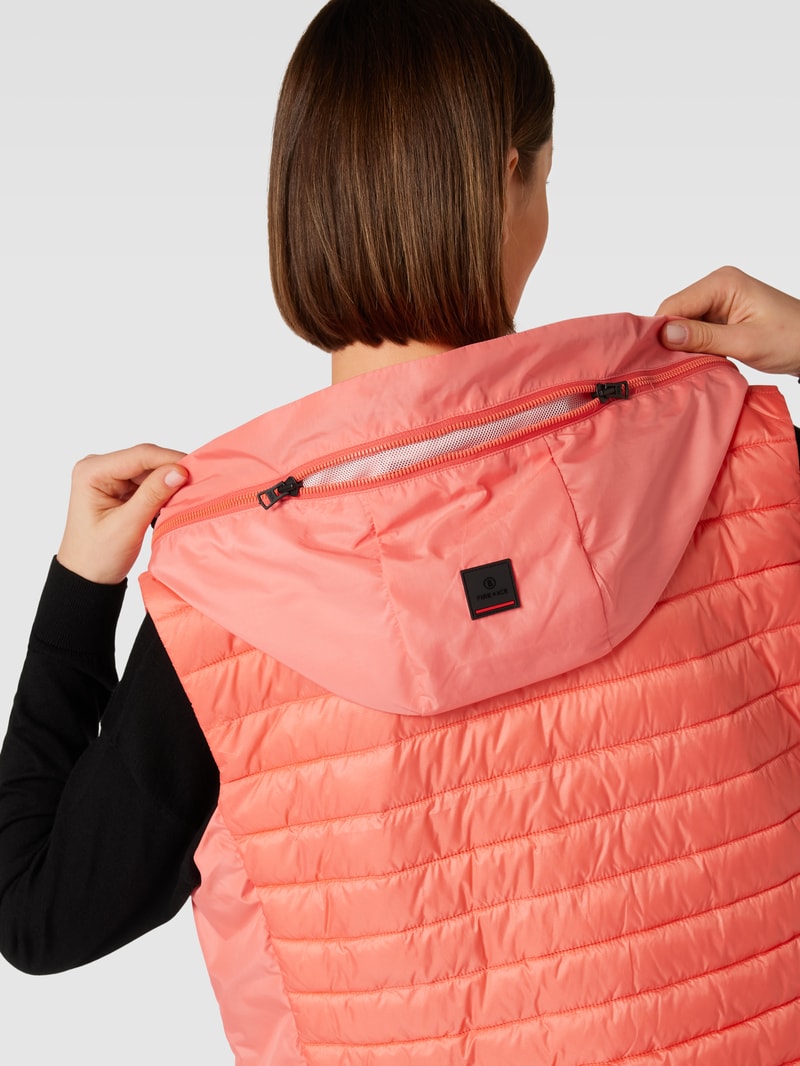 Weste mit seitlichen Eingrifftaschen Modell 'KANYA' in apricot