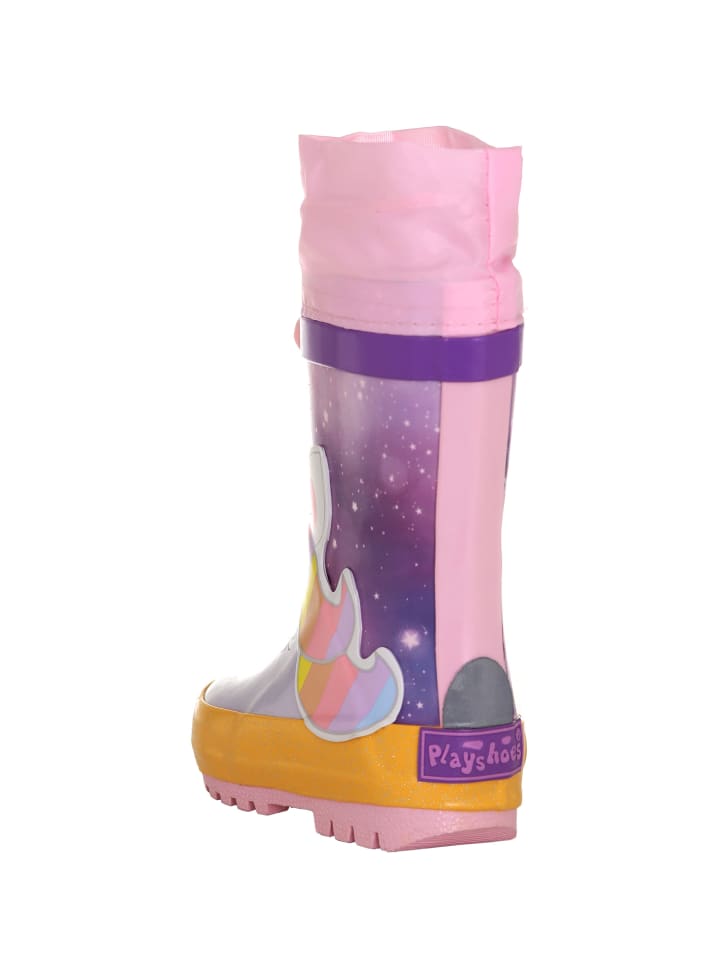 Playshoes Gummistiefel Einhorn in Flieder günstig kaufen