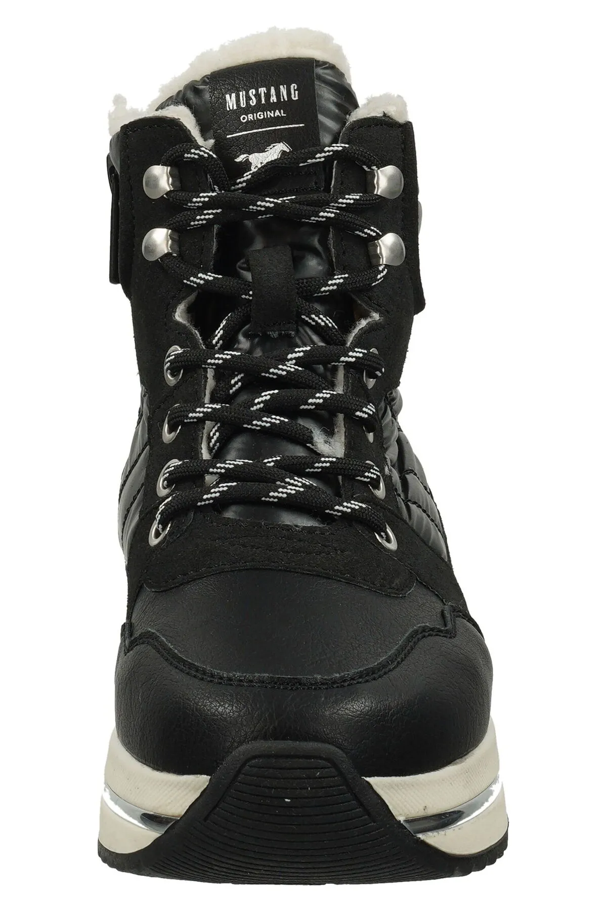 Mustang  Stiefelette - Schwarz - Flacher Absatz