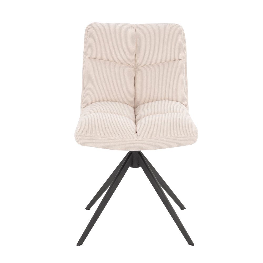HOME DELUXE Esszimmerstuhl drehbar 2er - 8er Set NODA (2 St), Gestell aus Edelstahl, Küchenstuhl, Bürostuhl