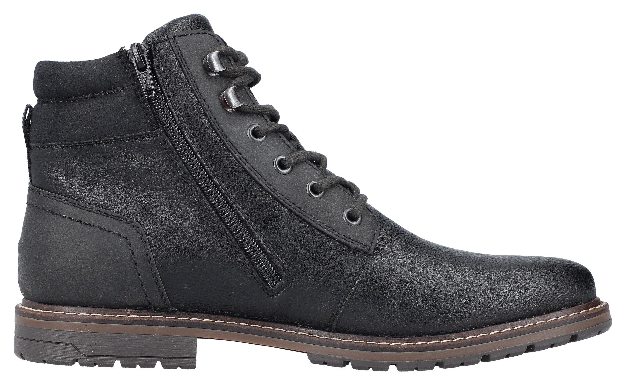 Rieker Schnürstiefelette mit gepolstertem Schaftrand