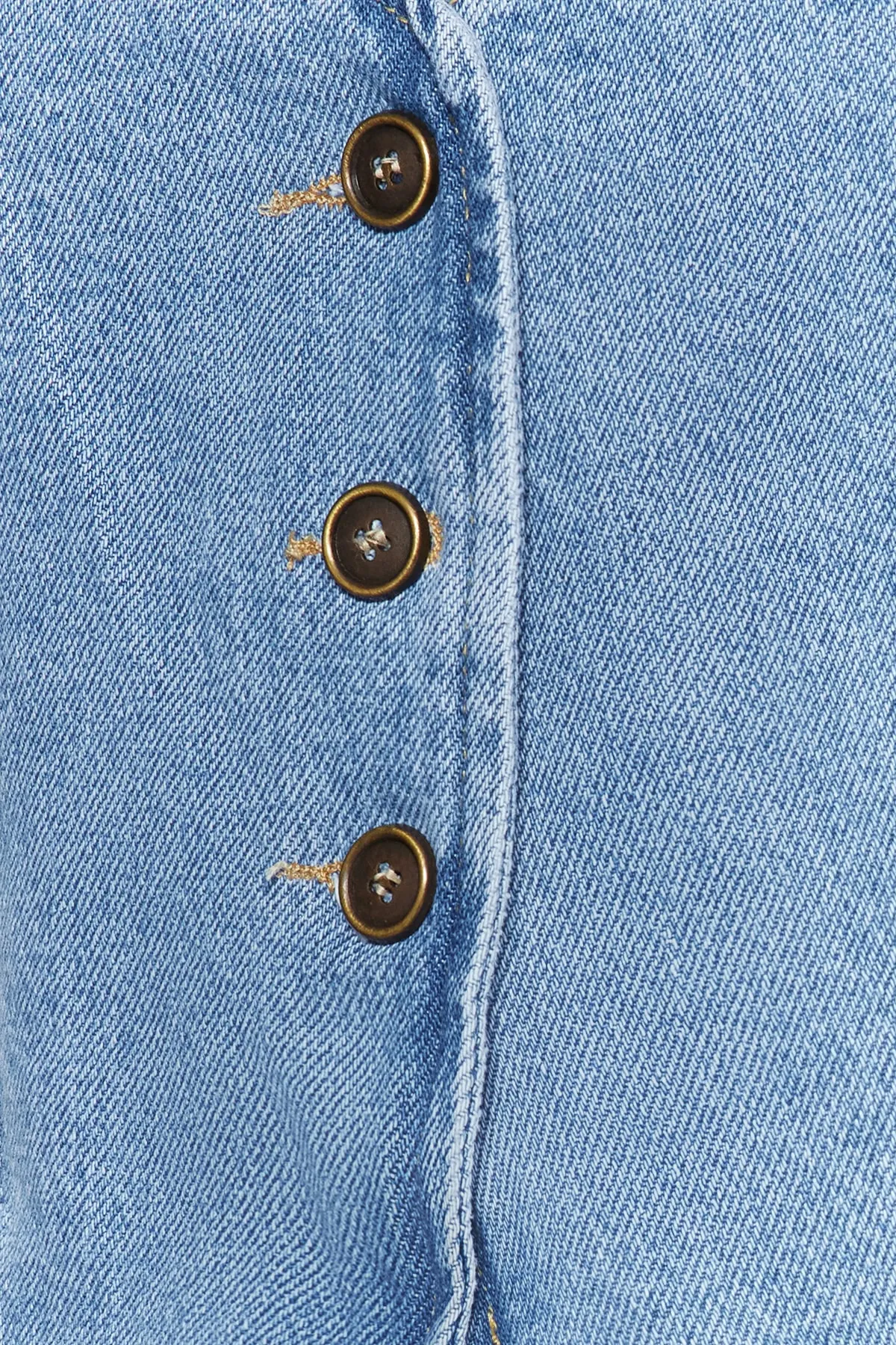 Trendyol Collection  Blaue Jeansweste TWOSS23YE00036