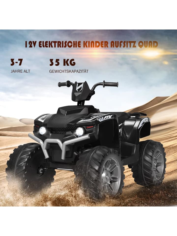 COSTWAY 12V Elektro Quad ab 3 Jahren in Schwarz günstig kaufen 105 cm