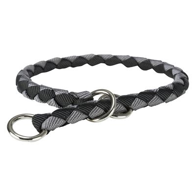Trixie Cavo Zug-Stopp-Halsband schwarz/grafit