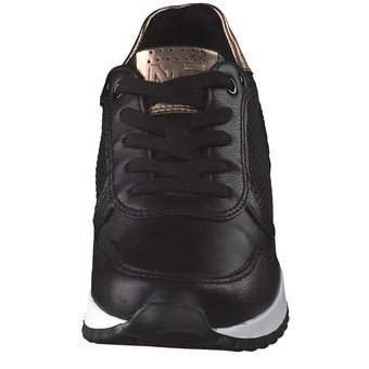 Marco Tozzi Schnürsneaker in schwarz