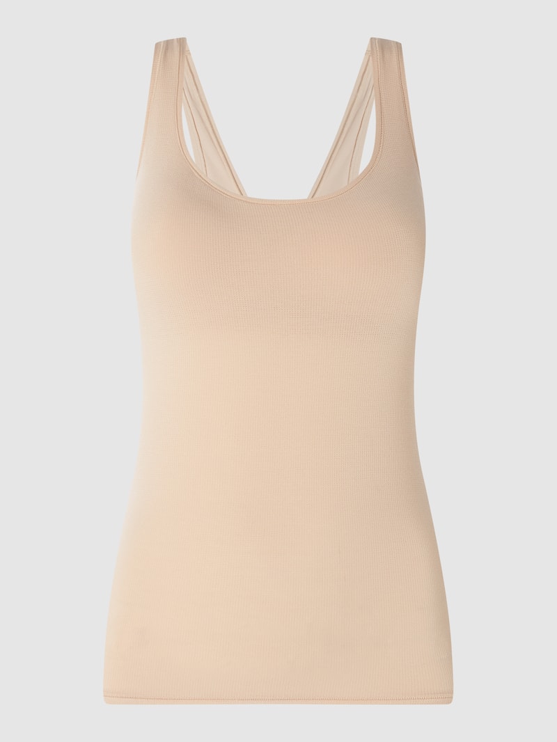 Unterhemd mit wattierten Cups Modell 'Go Allround' in beige