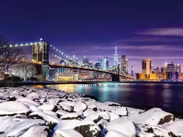 Puzzle 1500 Teile - Winter in New York