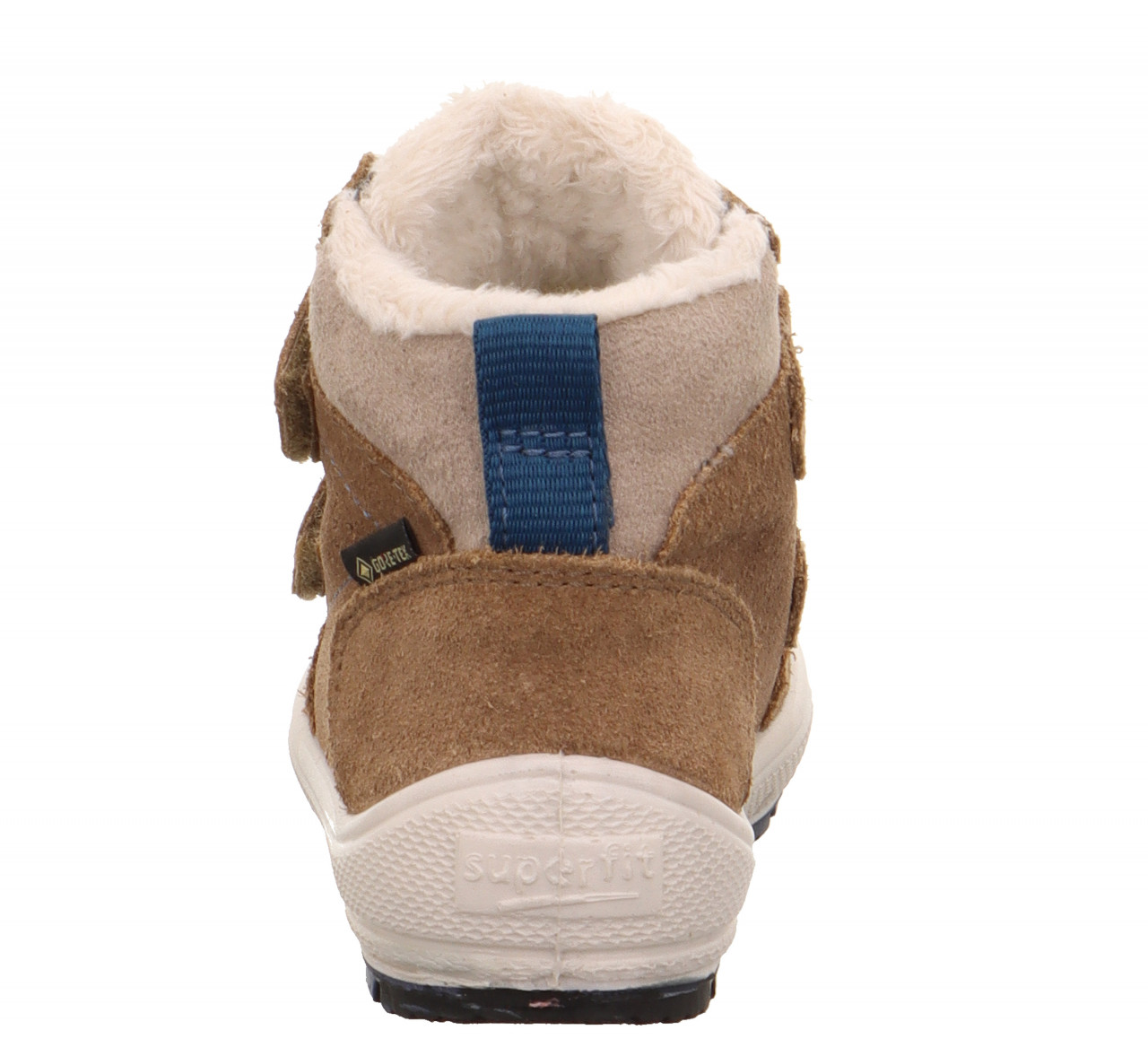 GROOVY - Braun/Blau Boots mit Klettverschluss