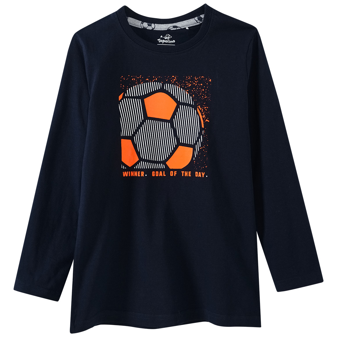 Jungen Schlafanzug mit Fußball-Print