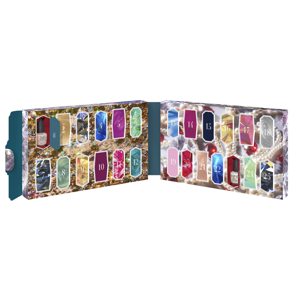 O.P.I Calendrier de l'Avent (25 minis x 3.75 ml) OPI Collection Noël 2022 Vernis à ongles classique
