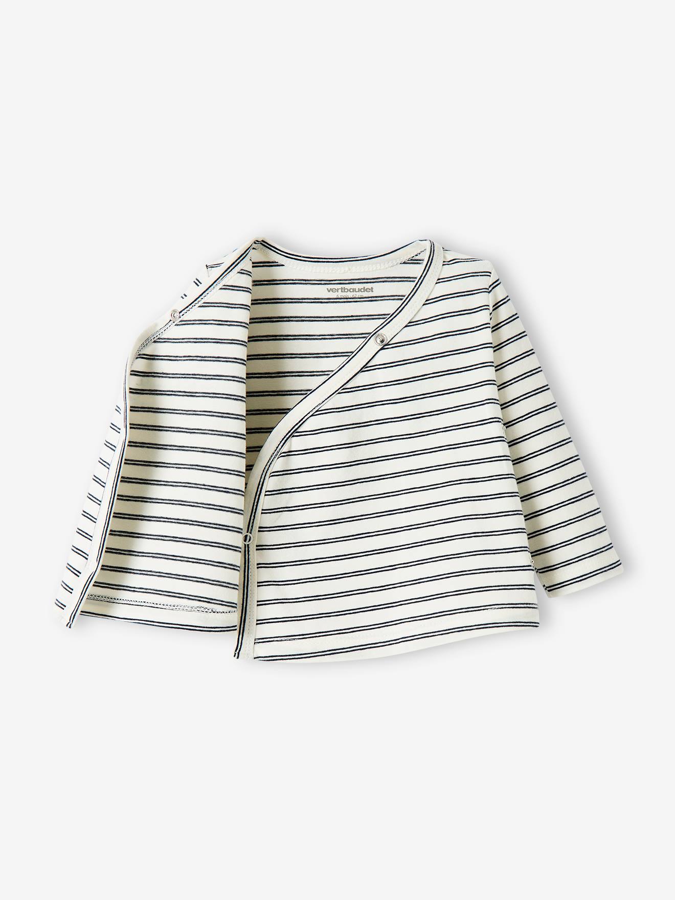 Brassière bébé naissance coton et élasthanne BASICS ivoire