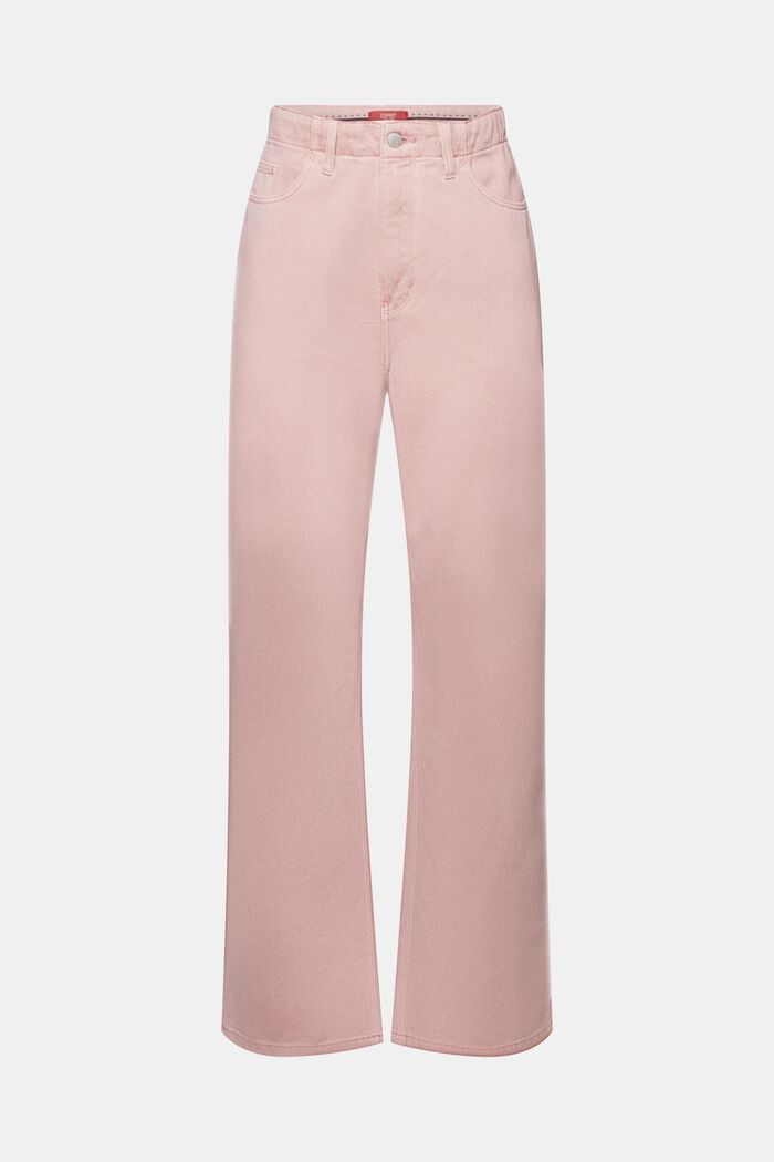 Twillhose mit weitem Bein, 100 % Baumwolle