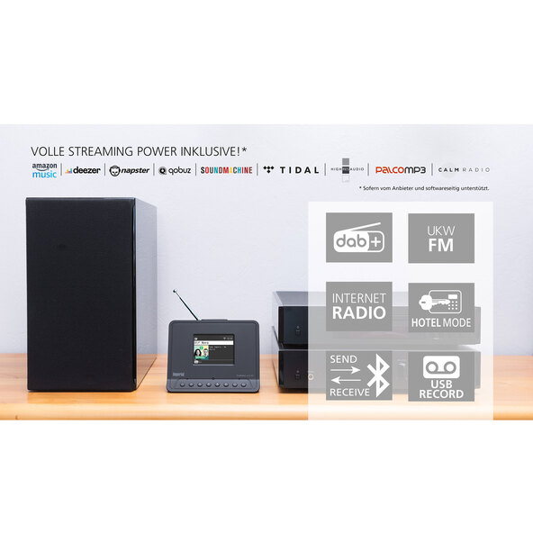 Adapter für DAB+ und Internetradio, DABMAN i410BT