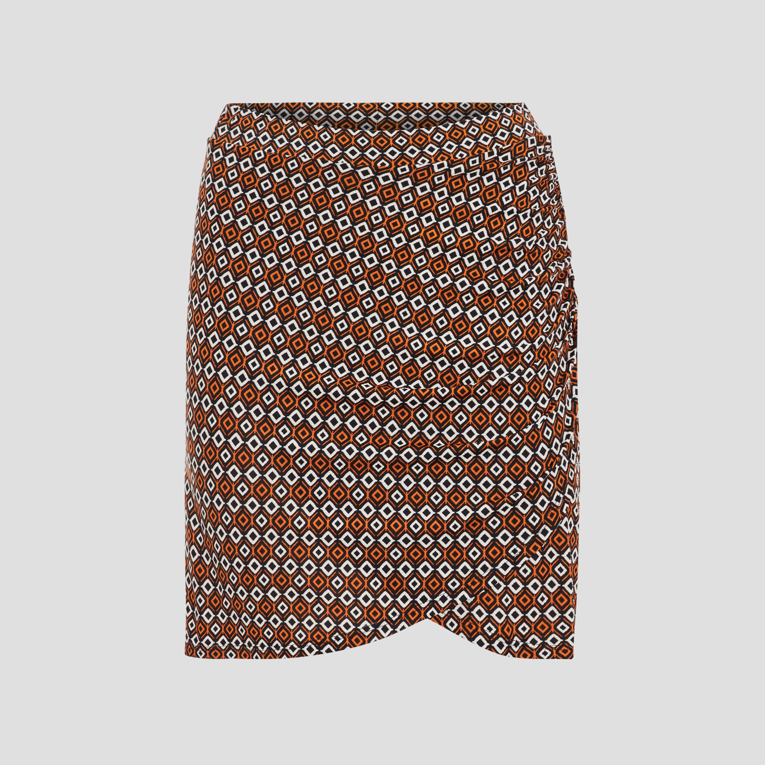 Jupe droite orange femme | Cache Cache