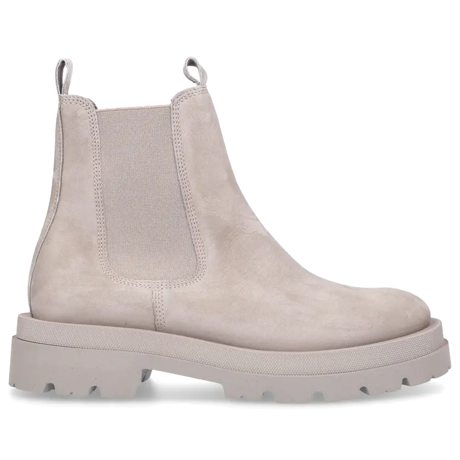 305 SOBE - Chelsea Boots DEBBIE Nubukleder - beige