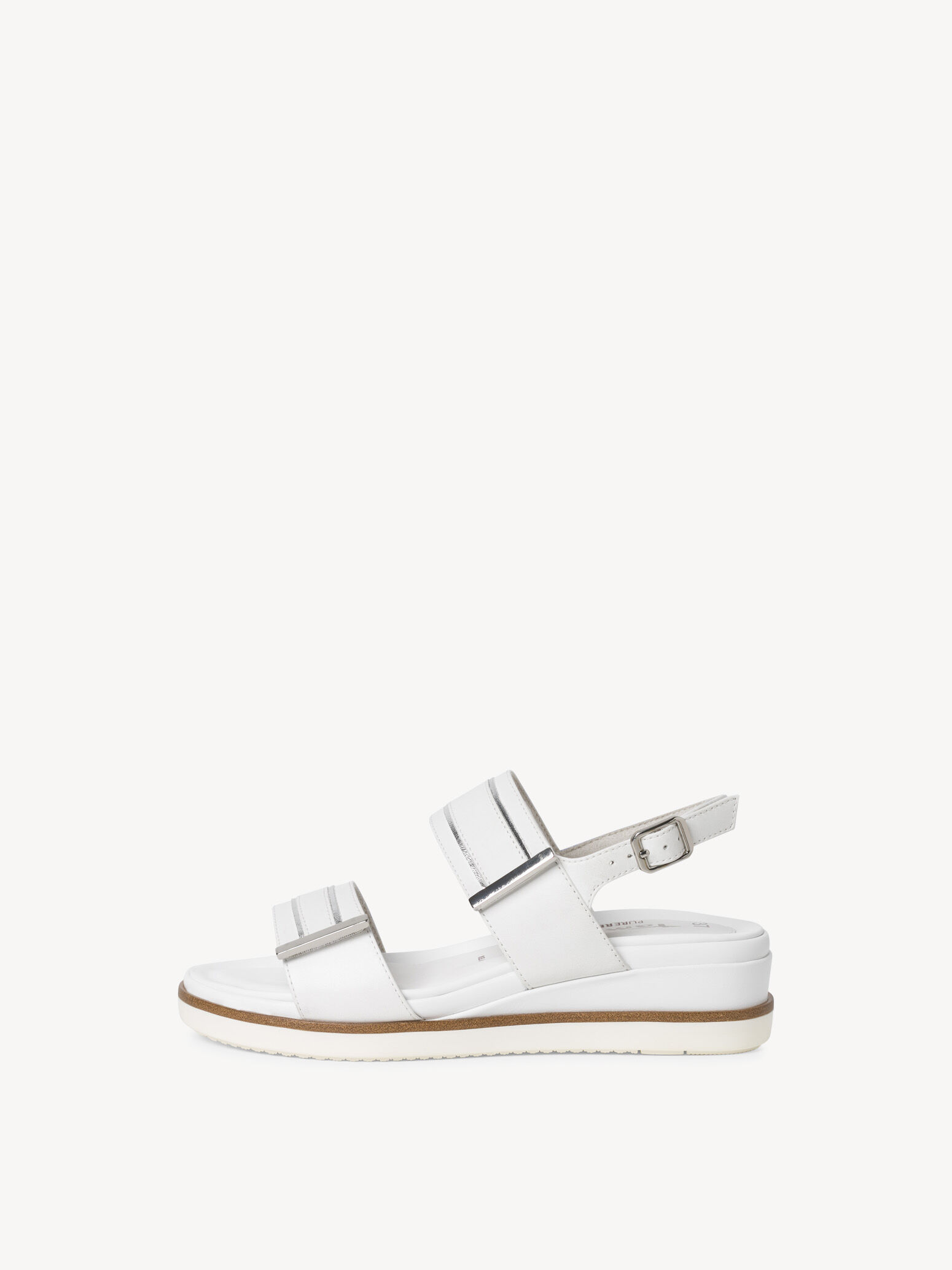 Sandale à talon - blanc