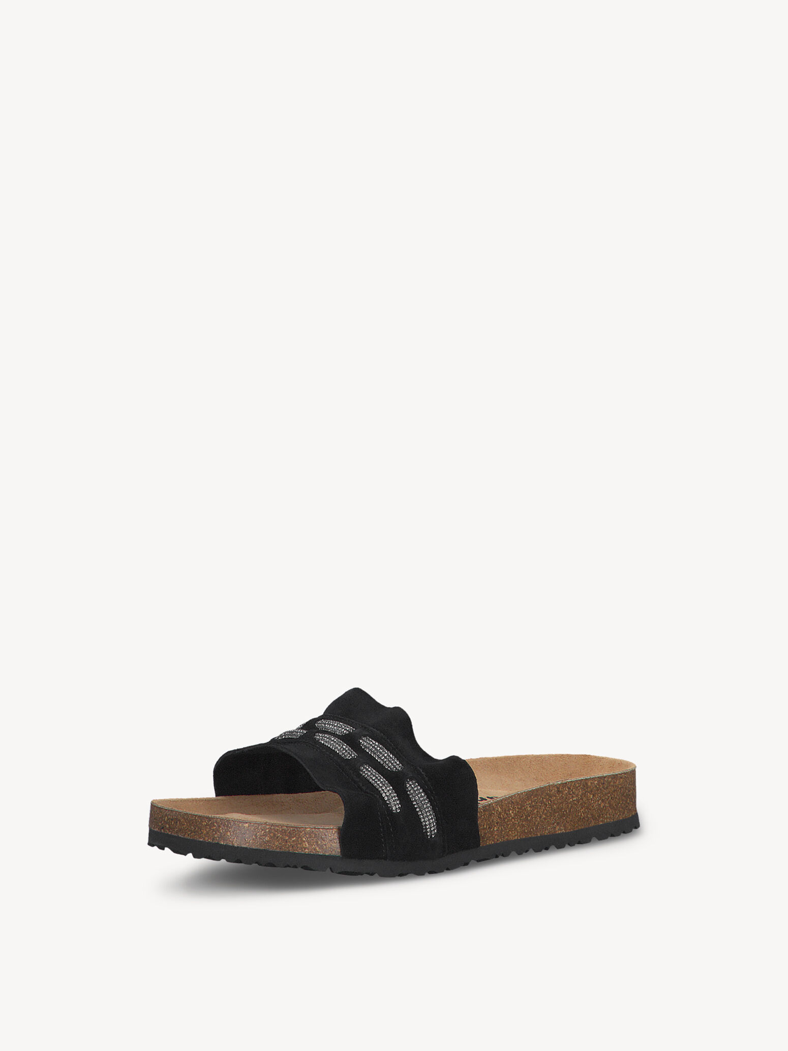 Mule en cuir - noir