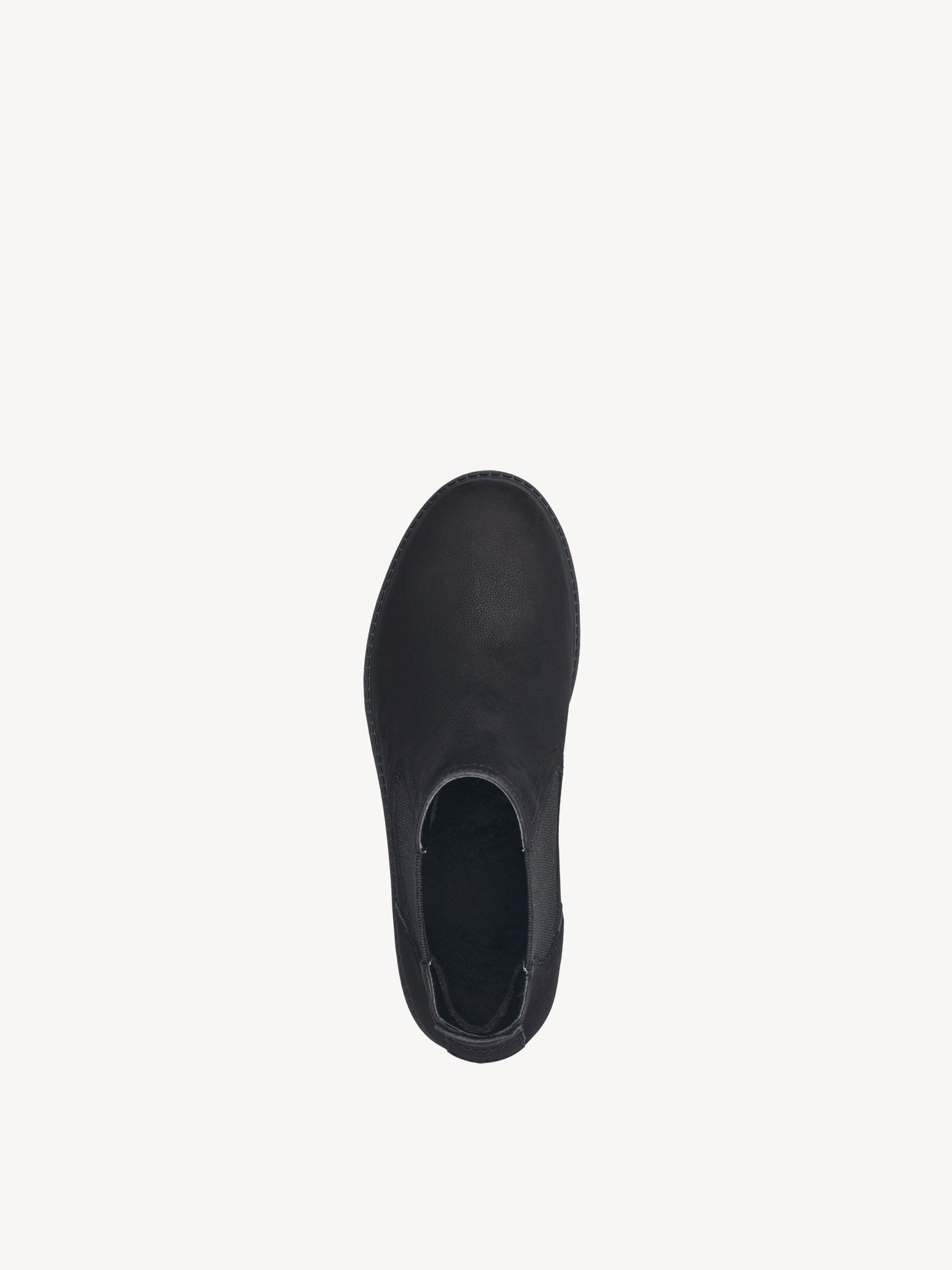 Bottine Chelsea en cuir - noir