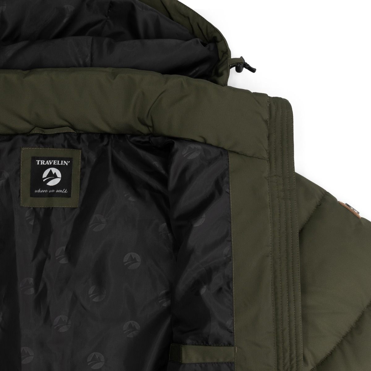 Travelin' Jense grüne Herren Jacke