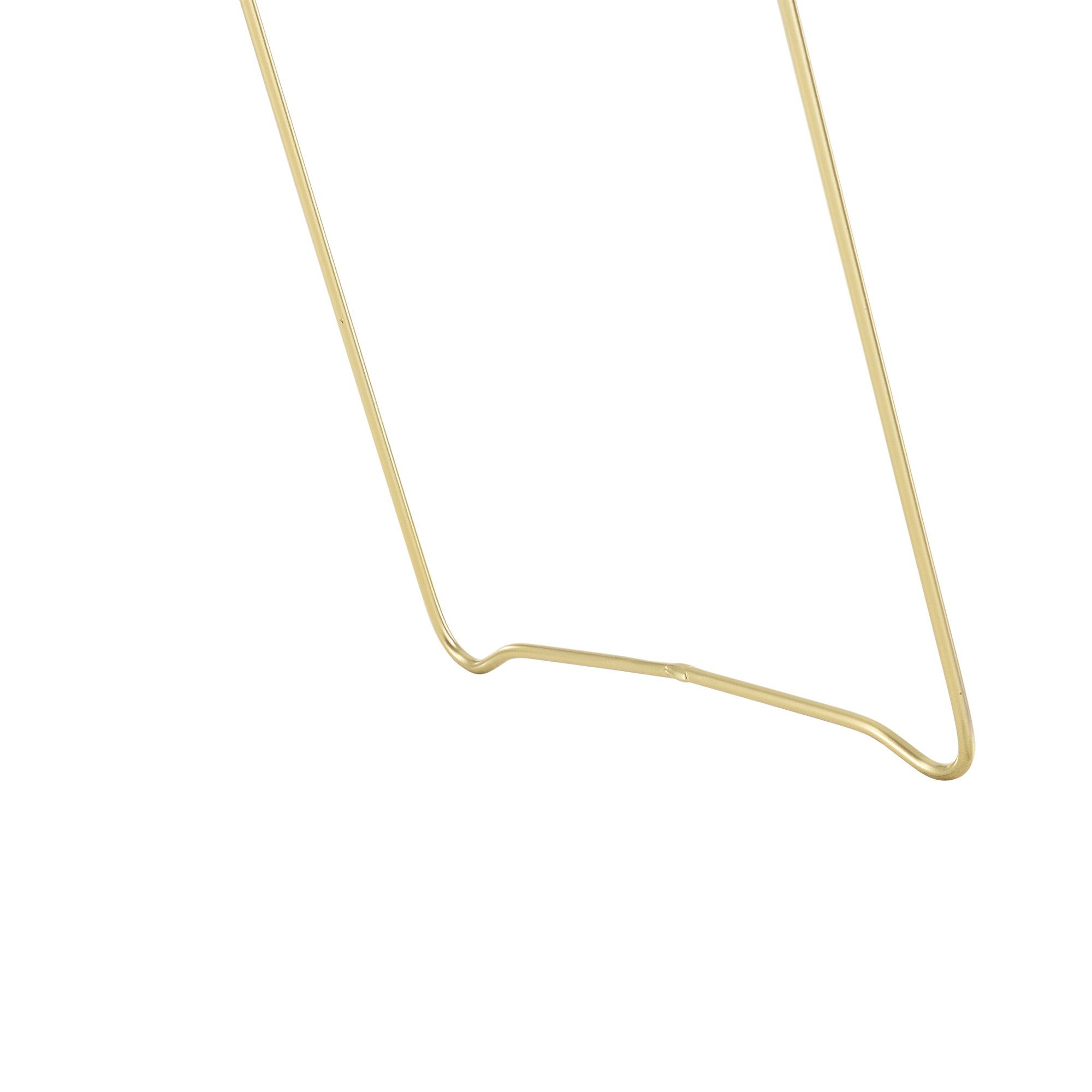 en.casa Dekoleiter, Hensies Leiterregal Metallgestell 106,5 x 26,5 x 55cm Messing