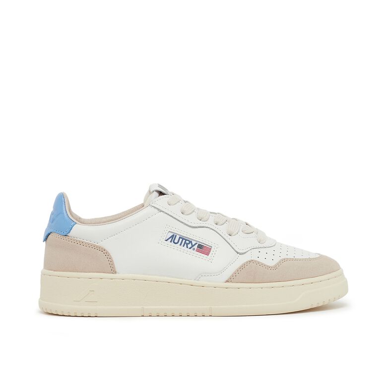 Autry Wmns Medalist Low leat/suede wht/vista