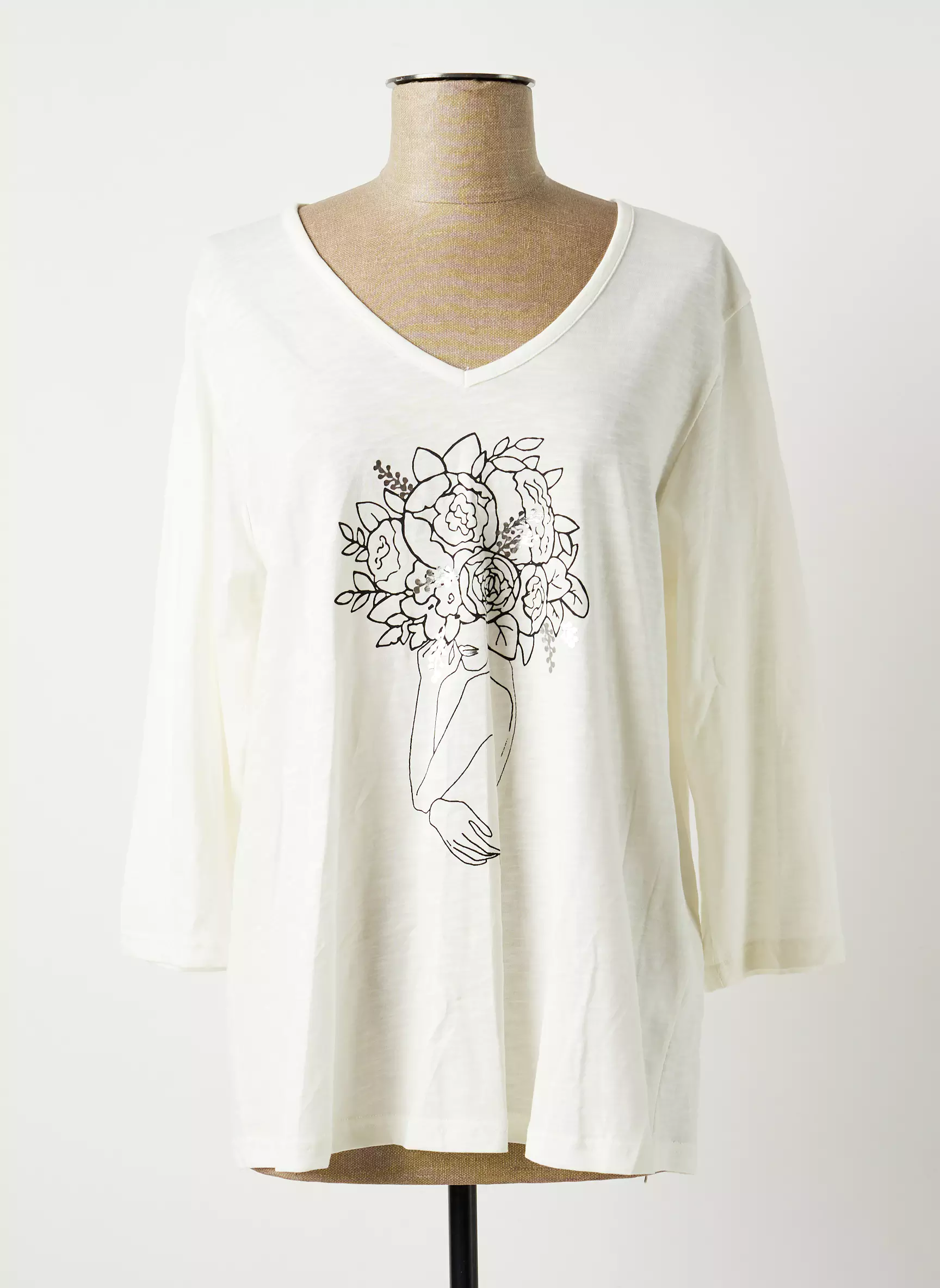 Ciso Tshirts Femme couleur blanc