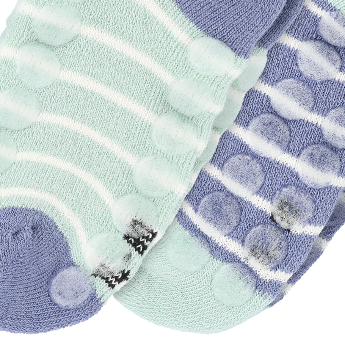 2 Paar Baby Krabbelsocken mit Motiven