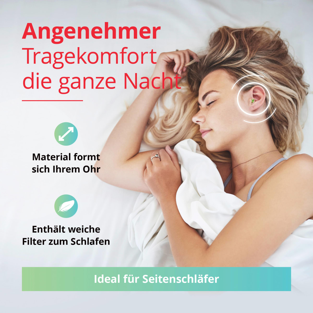 Ohrstöpsel Sleep Soft, 2 St