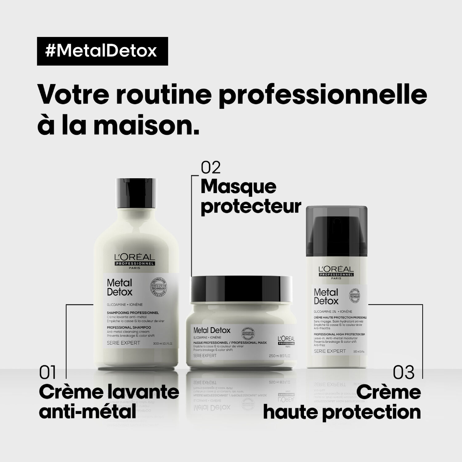 l'oréal professionnel Metal Detox Crème Haute Protection Sans Rinçage