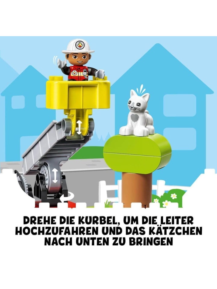 duplo LEGO® DUPLO Town 10969 Feuerwehrauto in Mehrfarbig ab 2 Jahre günstig kaufen onesize