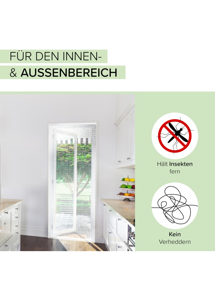 kobolo Vorhang DIAMONDS200 in Weiß günstig kaufen onesize
