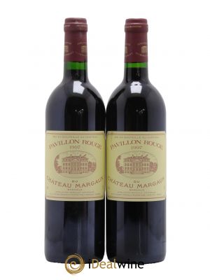 Pavillon Rouge du Château Margaux Second Vin  1997 - Lot de 2 Bouteilles