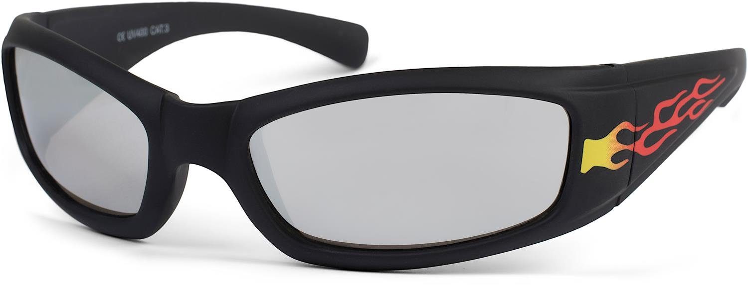styleBREAKER Sonnenbrille (1-St) Verspiegelt