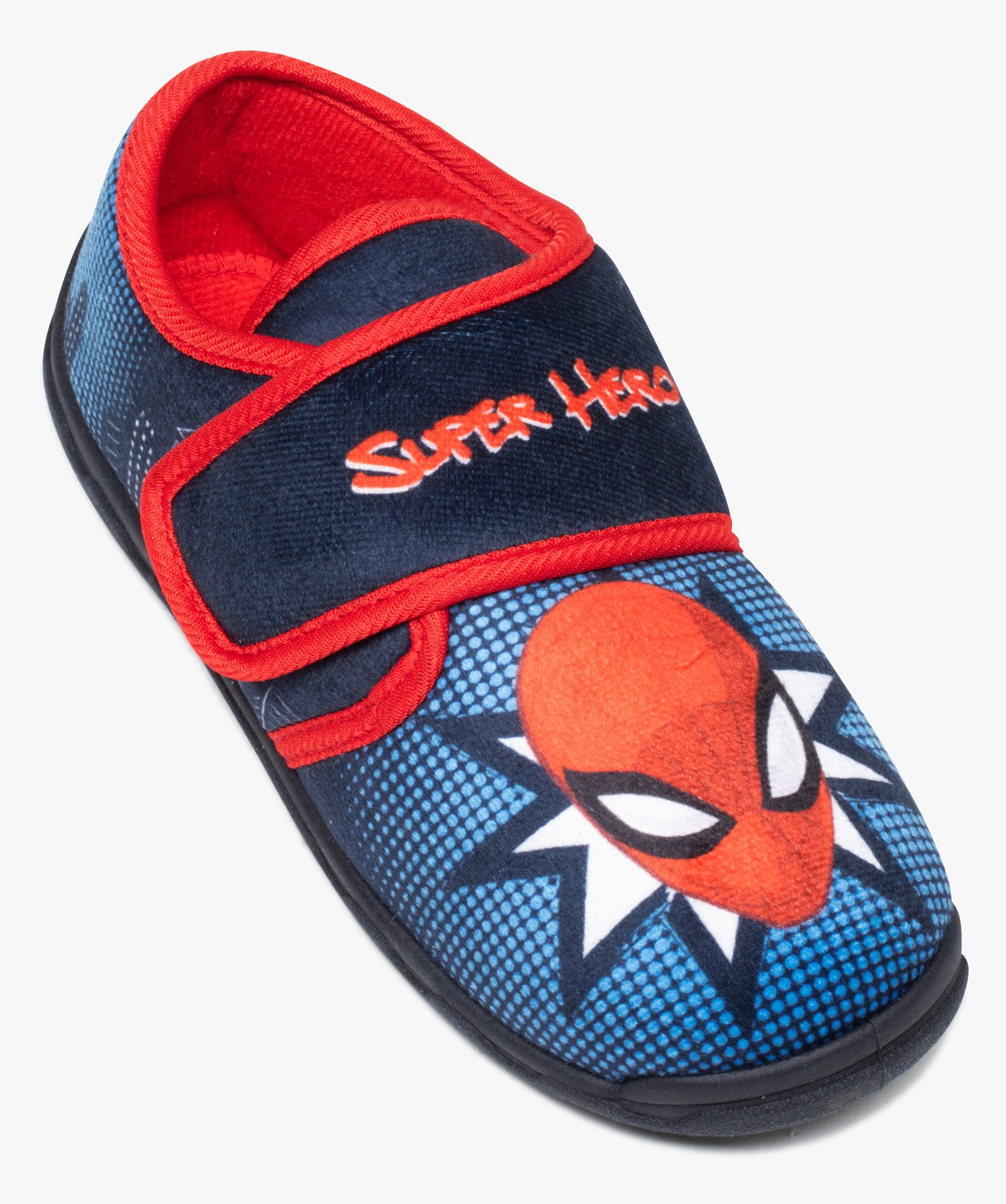 Chaussons Garçon super héros à scratch - Marvel bleu | GEMO