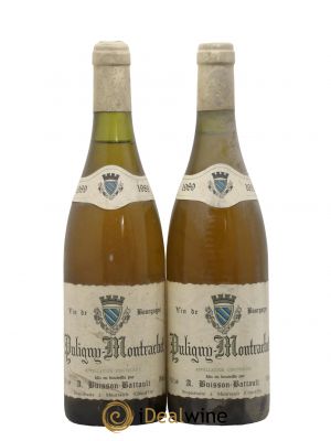 Puligny-Montrachet Domaine Buisson Battault 1989 - Lot de 2 Bouteilles